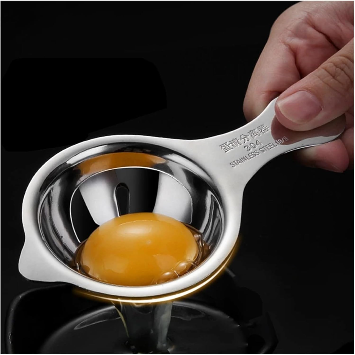 Stainless Steel Quick Egg Opener Egg Yolk And Egg White Separator Manual Whisk Set Egg Scissors Eggshell Cutter