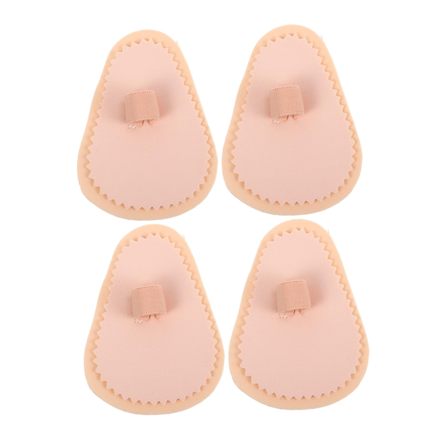 BEBEMOKO Hallux Correctors Separators 4pcs Bunion Aid for Shoes Foot and Hallux Straightener Practical Straightener Forefoot Separator