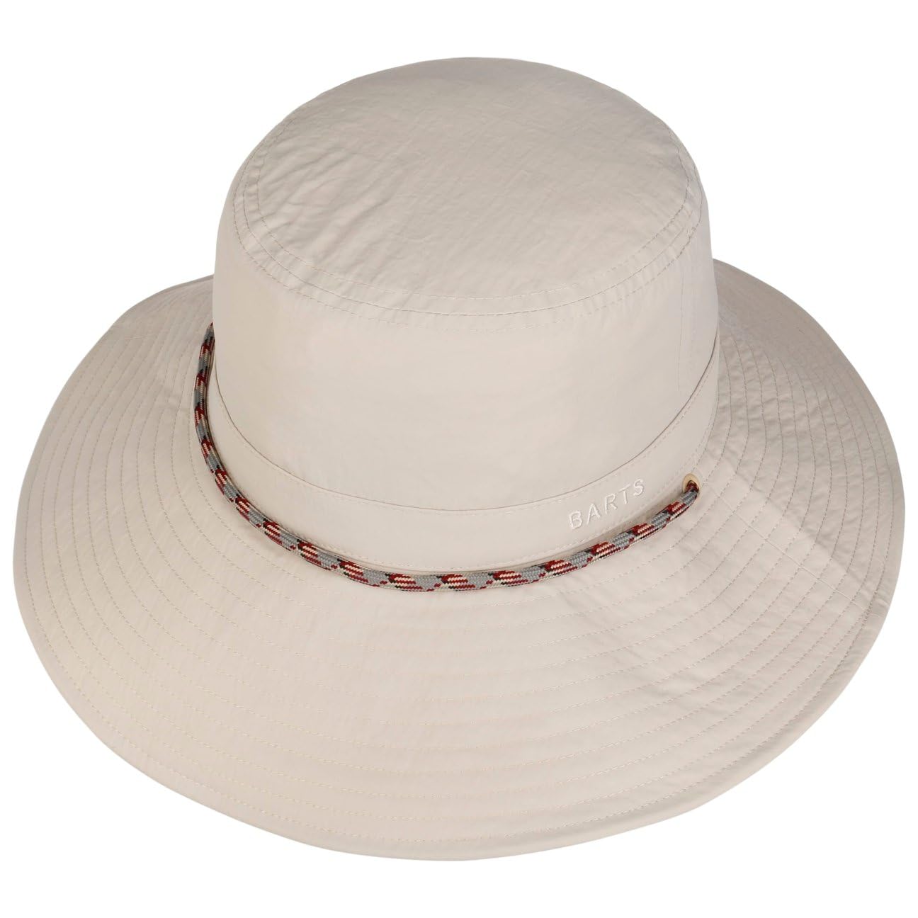 Barts Sombrero de ala Ancha Zaron Hombre/Mujer - Tela Verano para el jardín con Tira mentón Primavera/Verano