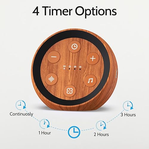 Miniatura 4 de SoundMe Máquina de sonido Máquina de ruido blanco con sonidos calmantes y temporizador para bebé