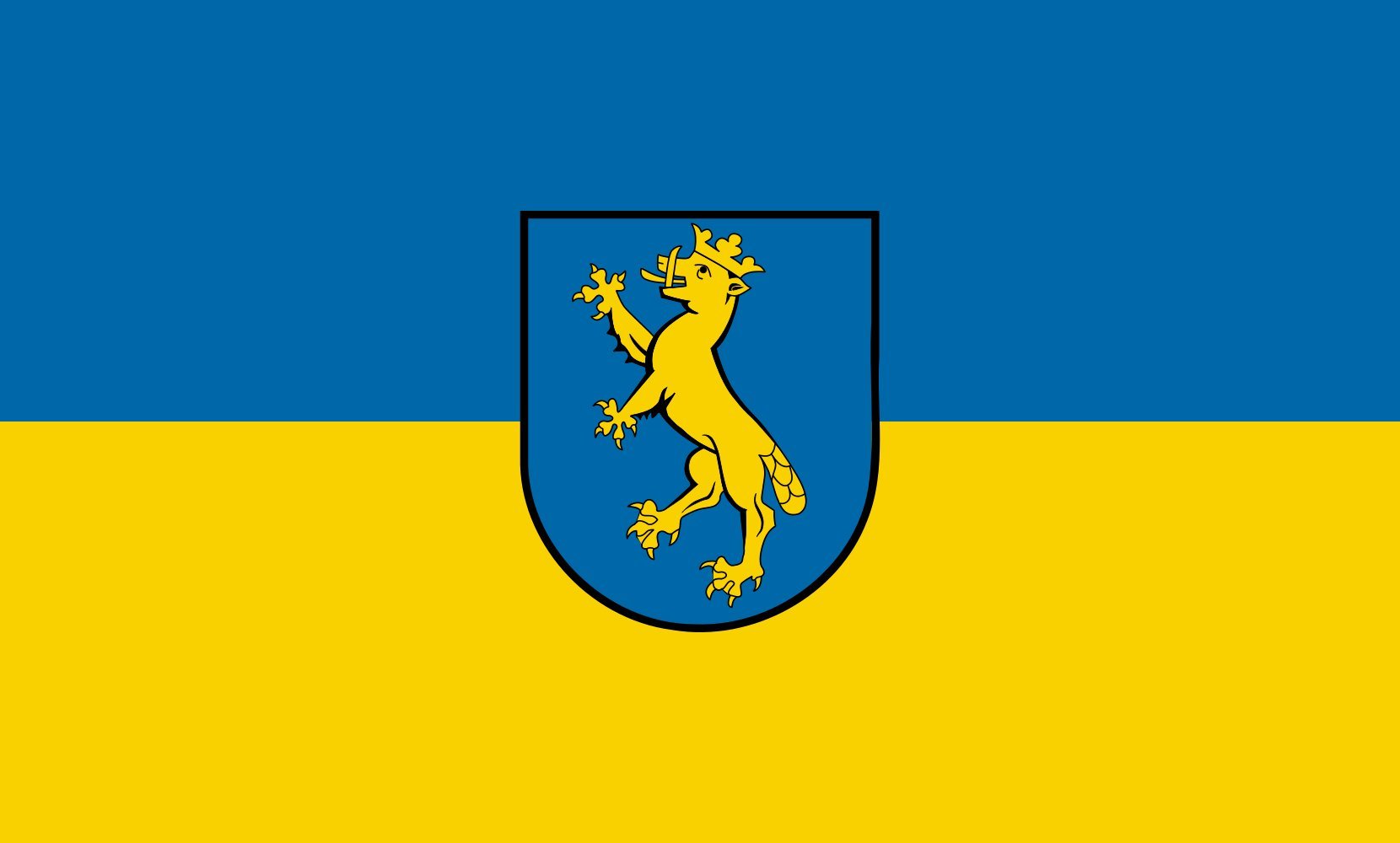 Drapeau Large Biberach an der Riß format paysage de grande taille pour mât
