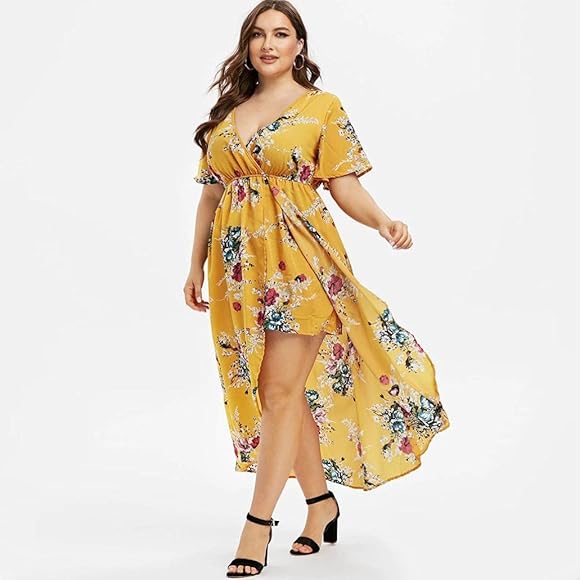 Plus size maxi sun dresses Clearance