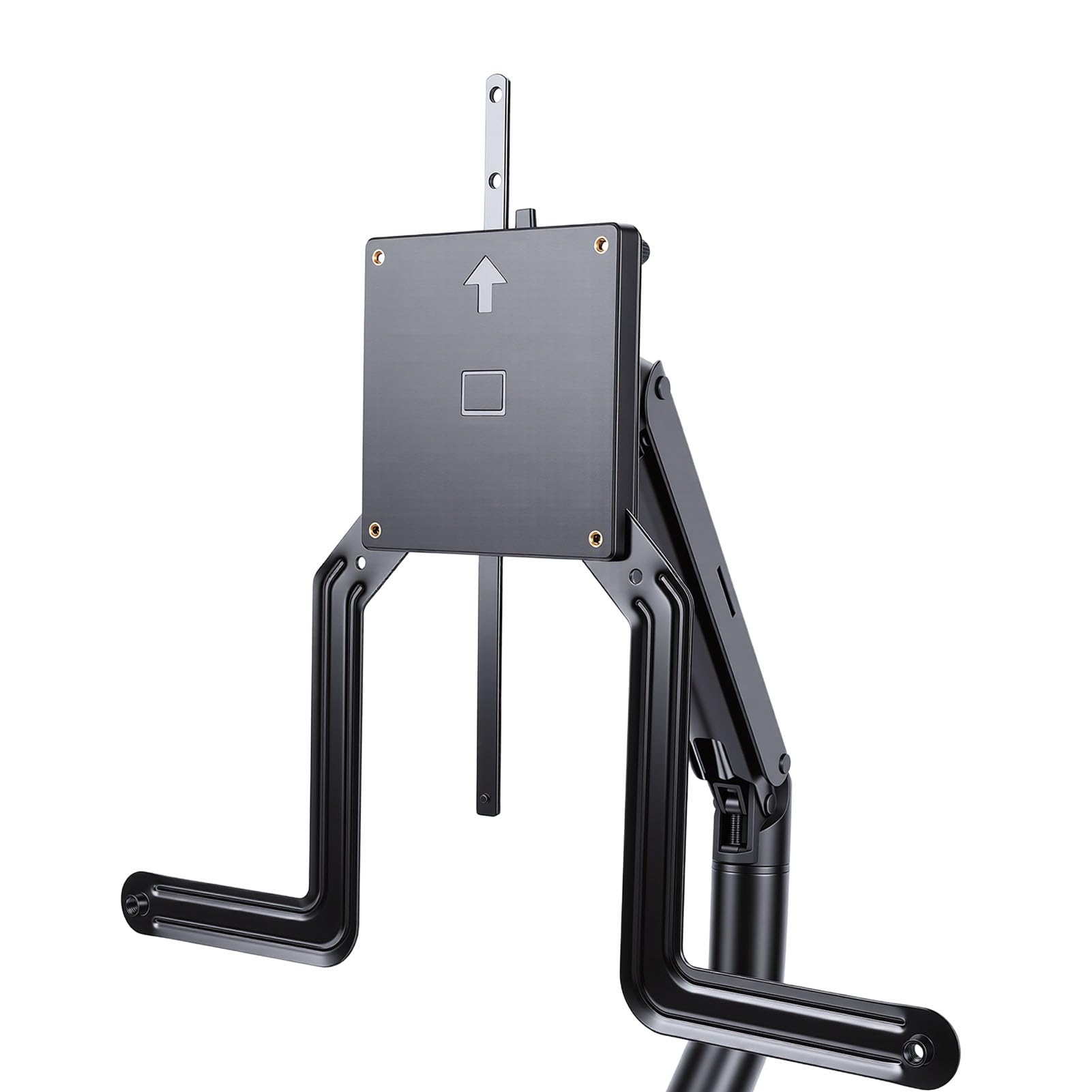 Eujgoov Supporto da Scrivania per Braccio Display, Robusta Struttura in Acciaio PP Bracci per Computer Regolabili per Monitor Curvo e Schermo Piatto per l'uso a Casa o in Ufficio
