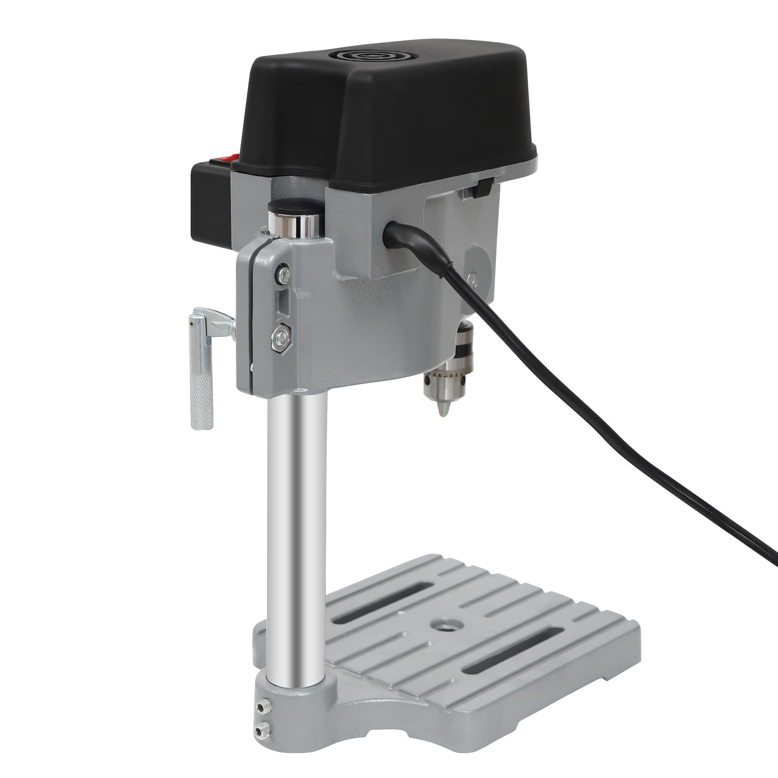 Trapano a colonna 340 W, trapano da tavolo, 220 V, 0,6 – 6,5 mm, mini trapano per legno con pressa
