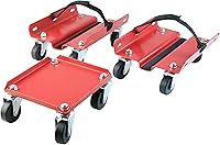 Vista 1 de Snowmobile Dolly Set Max Supporting 1500Lbs with Heavy Duty Straps Firmly Attaching on Skis KF2011