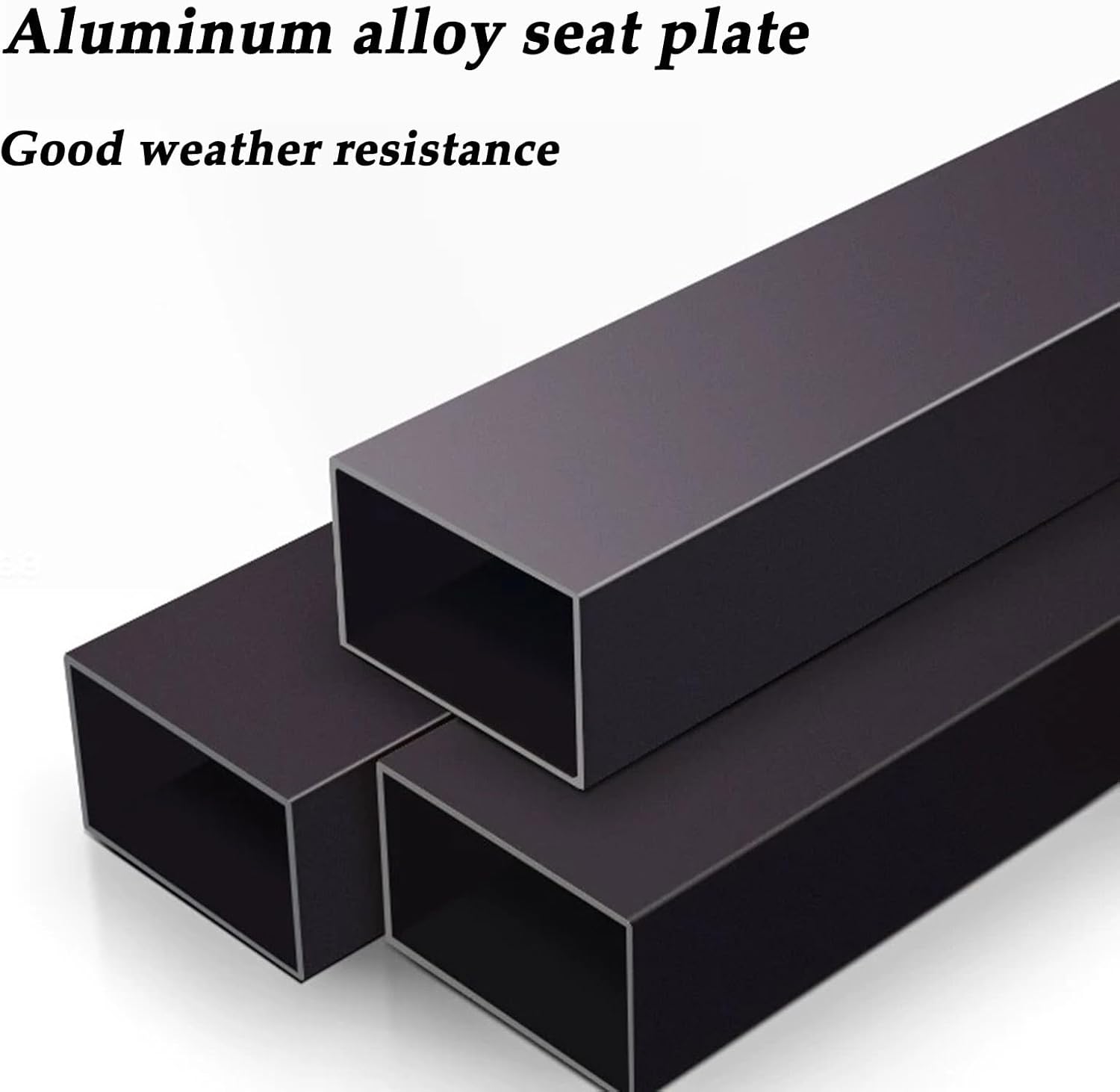 Garden Bench, Park Bench, Metal Outdoor Bench, Weatherproof Garden Bench, with Curved Backrest and Wide Armrest, for Patio, Park, Porch, Yard, Lawn(120cm/47.2in)