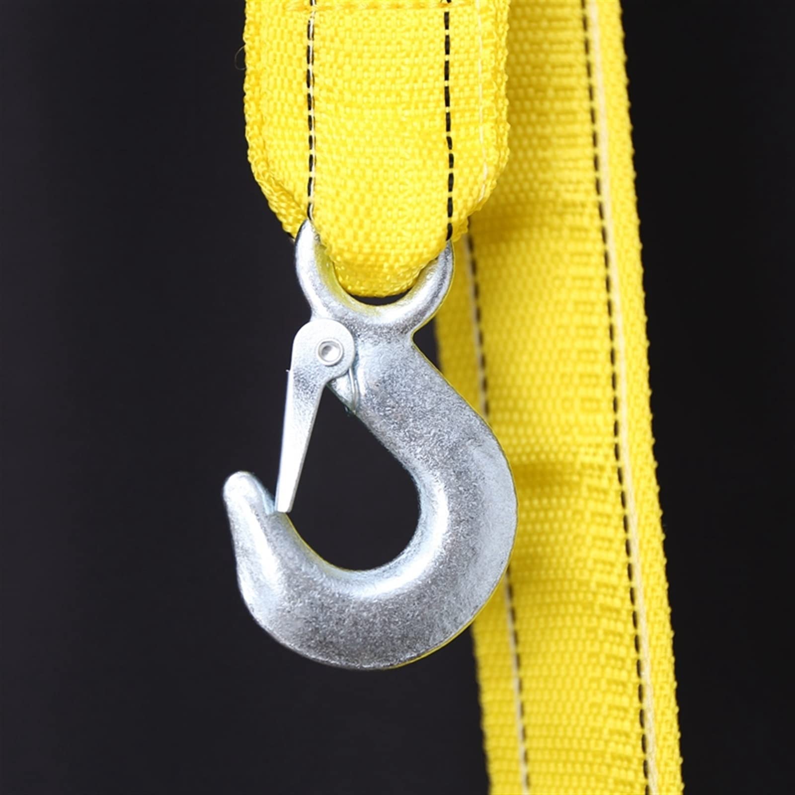 2X 4M Heavy Duty 5 Ton Car Tow Cable Towing Pull Rope Correa Ganchos Van Road Recovery Little Surprise