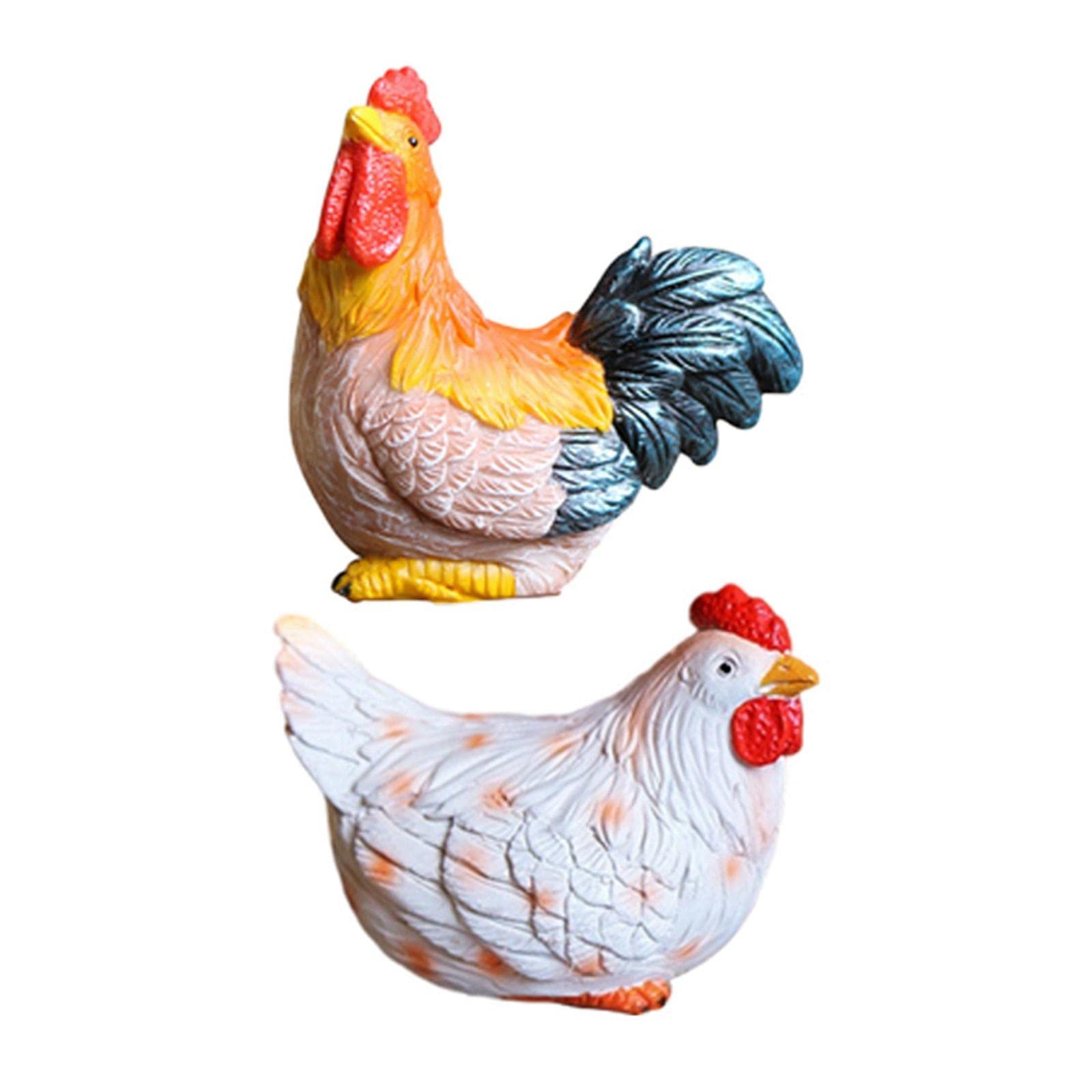 TOG Chick Statue Sculpture Yard Art Hand Painted for Outdoor Indoor Garden Decor Little Rooster |Home & Garden | Yard, Garden & Outdoor Living | Garden Decor | Statues & Lawn Ornaments-image-40