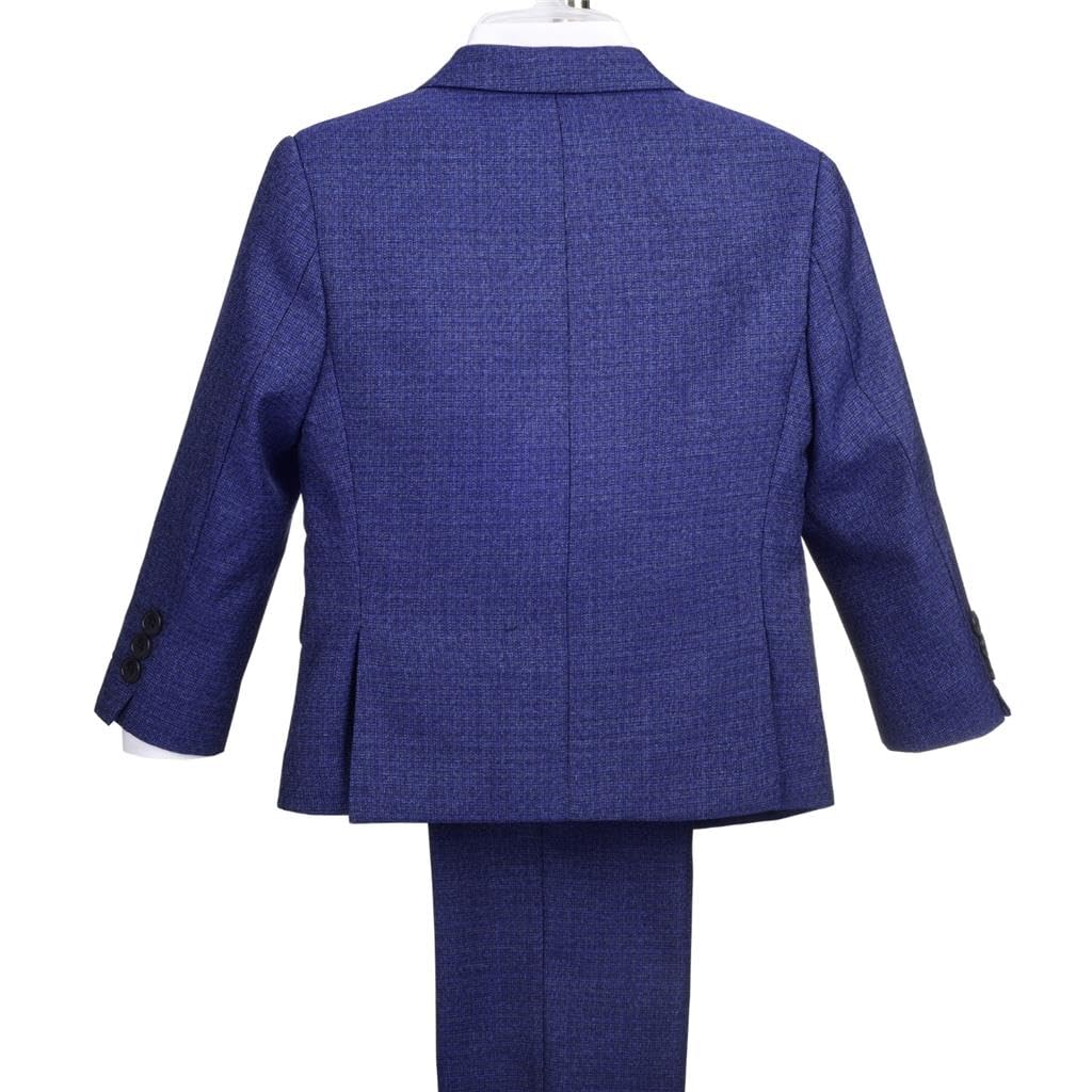 Lito Angels Completo Smoking Elegante Abiti e Giacche Set 5 Pezzi per Bambino Taglia 1-6 Anni, Blu/Navy