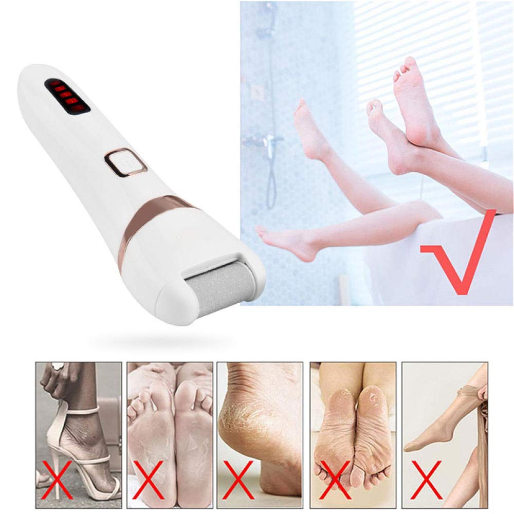 Archivo de pie de carga USB eliminación de callos eléctricos eliminación de piel muerta máquina de pedicura de pie exfoliante de pie