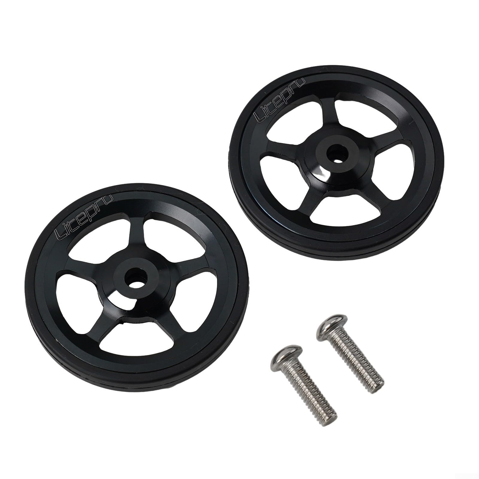 Entgoinggo Easy Wheels Für Brompton - 60mm Faltrad Rollen
