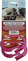 Vista 11 de Corbata de caballo para prevenir lesiones, portátil, versátil y reutilizable, liberación rápida bajo presión pesada con 5 ajustes de bucle, clip