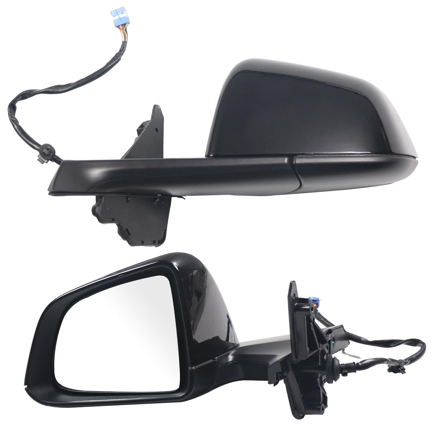 Photo 1 of Topraco Left Driver Side Mirror fit for Tesla Model Y 2020-2024Rear View Door Mirror with Power| Heated | Power adjustment | Memory 13 Pins Replaces 1594112-00-C 159411200C(LH)