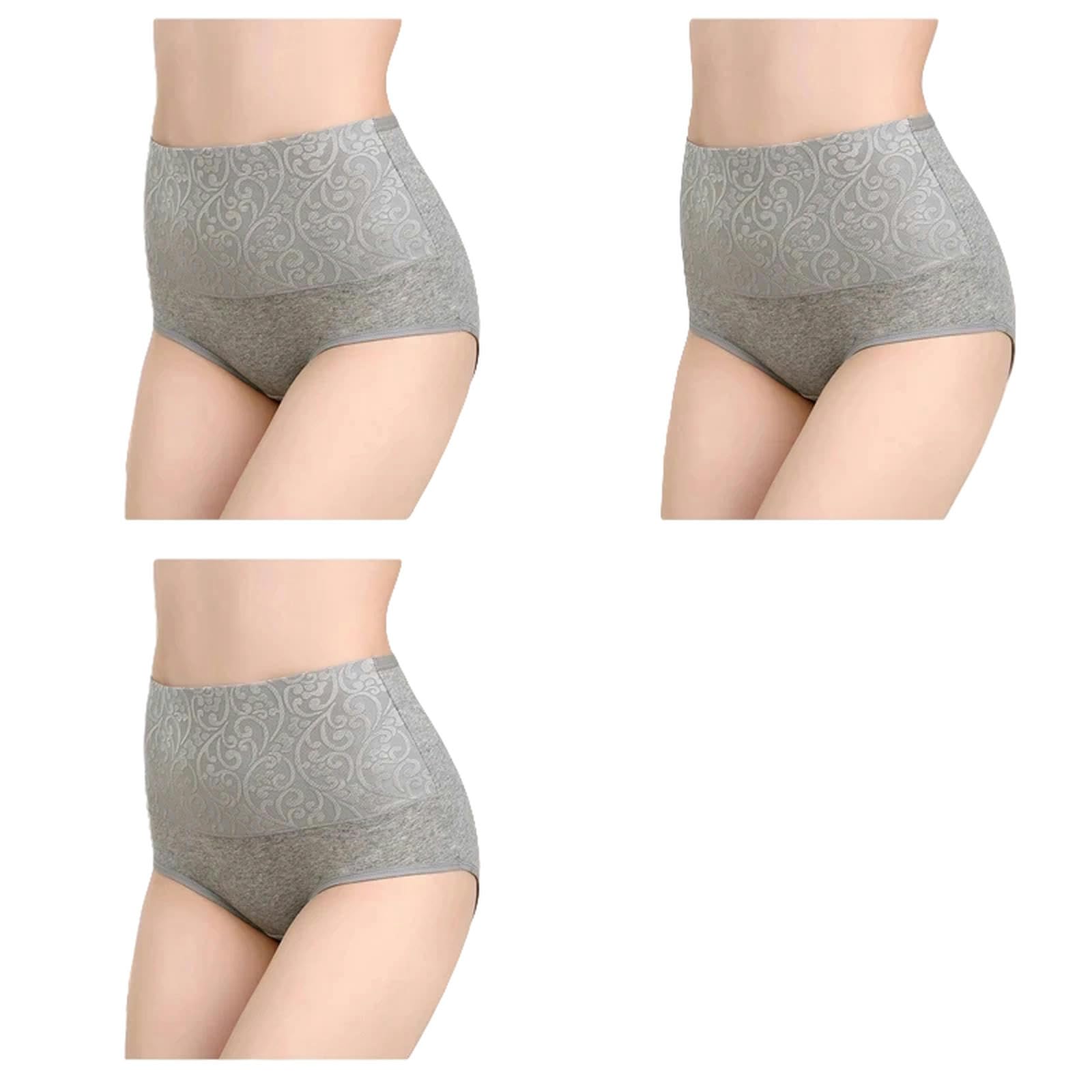 Mutande Donna Cotone Brief di Recupero Postpartum di Biancheria Intima Femminile per Mutandine Ad Alta Vita per Donne per Donne Permanenti Sexy Plus Size 3pcs-nk81-3bk-4xl