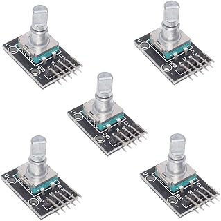 HiLetgo 5pcs 360° Rotary Encoder Module for Arduino - Brick Sensor Switch, 5V Bidirectional Counting