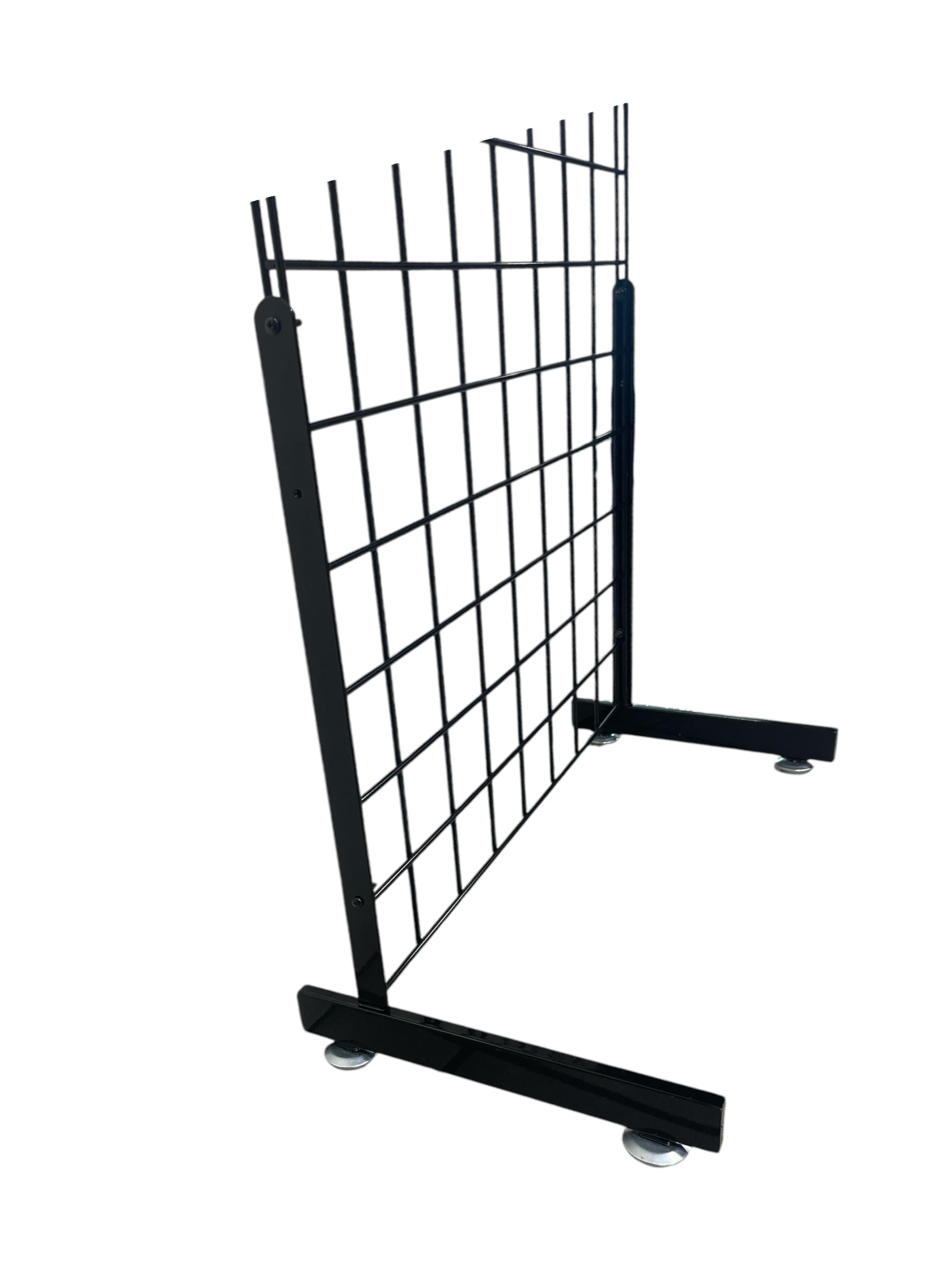 Only Hangers Black Commercial Grade L Legs for Gridwall and Grid Panels - Set of 3 Pairs.