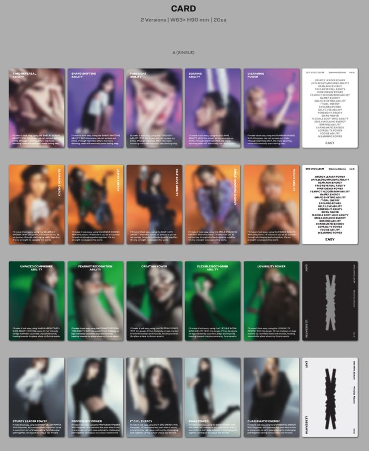 Miniatura 3 de LE SSERAFIM EASY 3er mini álbum Weverse Álbumes Ver (B)