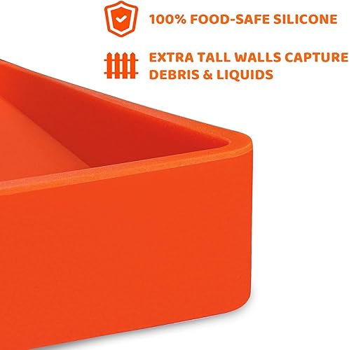 Miniatura 4 de Utheer Alfombrilla de silicona de 28 pulgadas para parrilla Blackstone, alfombrilla de silicona resistente de grado alimenticio, cubierta protectora