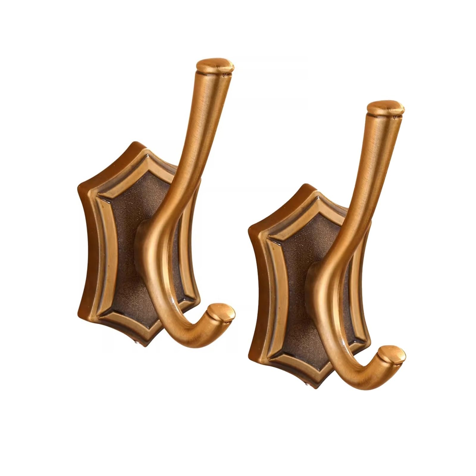 Wdwdw A Coat Rack With Hooks Vintage,Durable European Ntique Towel,Strong No-Drill Wall For Bathroom Entryway,2 Pieces