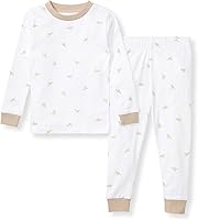 Vista 33 de Burt's Bees Baby Conjunto de Pijama de 2 Piezas para Niños con Camiseta de Manga Larga y Pantalones de Algodón Orgánico