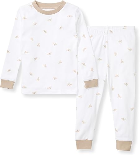 Miniatura 78 de Burt's Bees Baby - Conjunto de pijama de algodón de 2 piezas para bebés y niños, camiseta de manga larga y pantalón largo