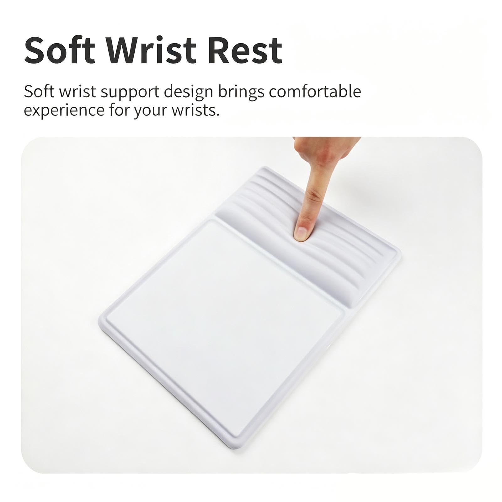 Set Reposamuñecas Teclado y Ratón Soporte Muñeca Ergonómico Accesorio
