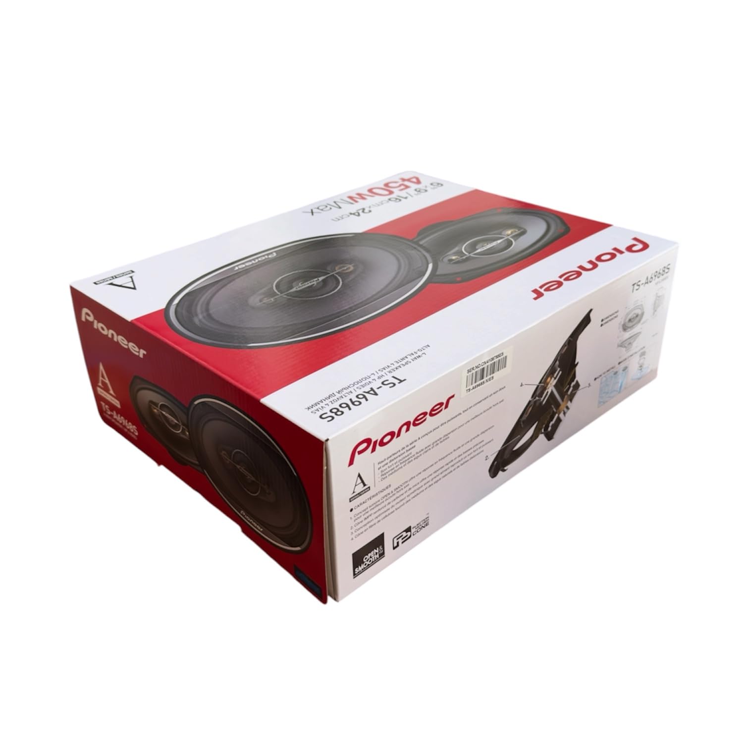 Pioneer TS-A6968S 6x9 İnç Oval Oto Hoparlör - 450 Watt Max / 90W
