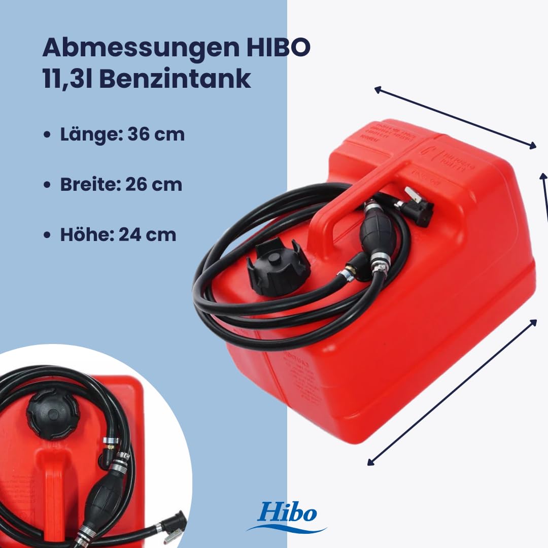 Treibsotftank 11.3 Liter Mit Yamaha-Anschluss