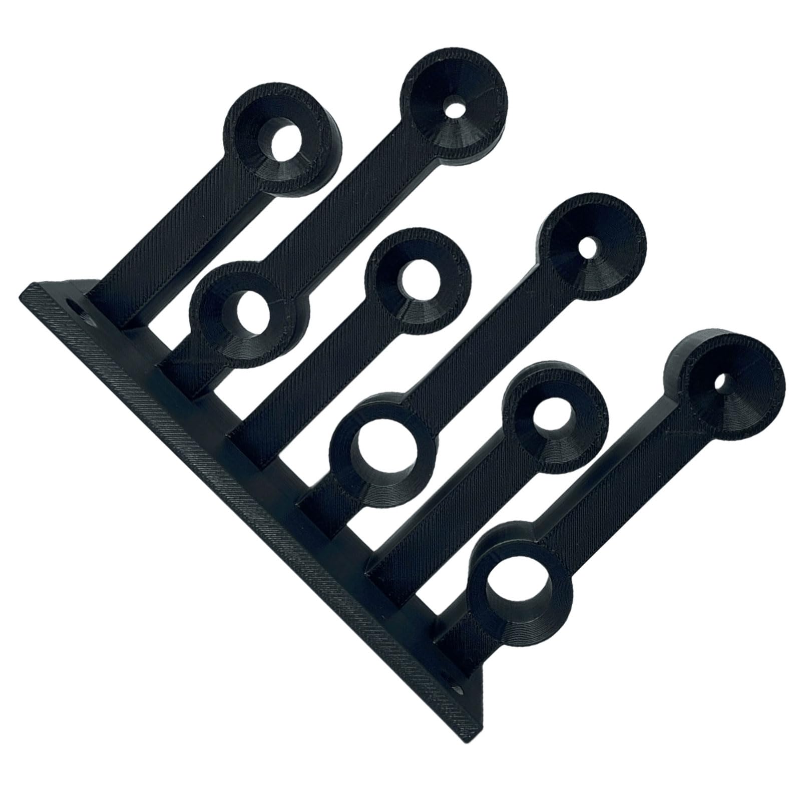 Wall Mounted Screwdriver Holders Sturdy Polylactic Acid Materials with Quick Installation for Garage and Workshop Organization Wall Mounted Screwdriver Holders