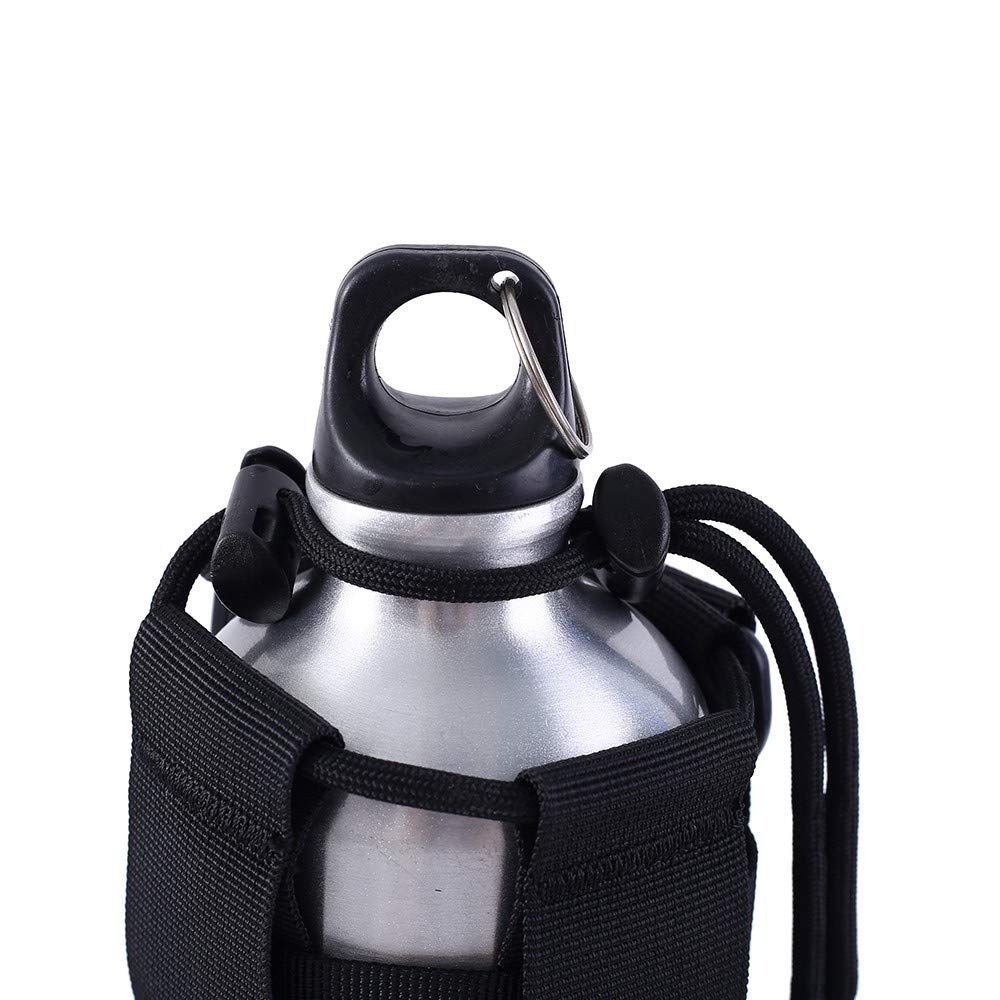DONGKER Borsa per Borraccia Molle,0,5L - 2,5L Portaborraccia per Bottiglia Militare per Campeggio Escursionismo