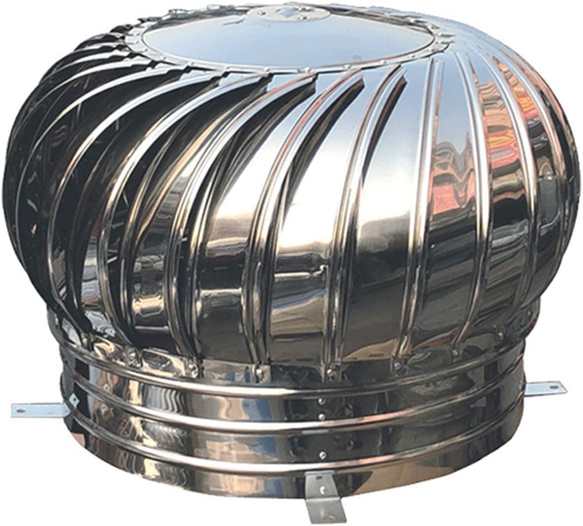 Chapeau de cheminée sphérique évacuation de toit anti-infiltration 100mm