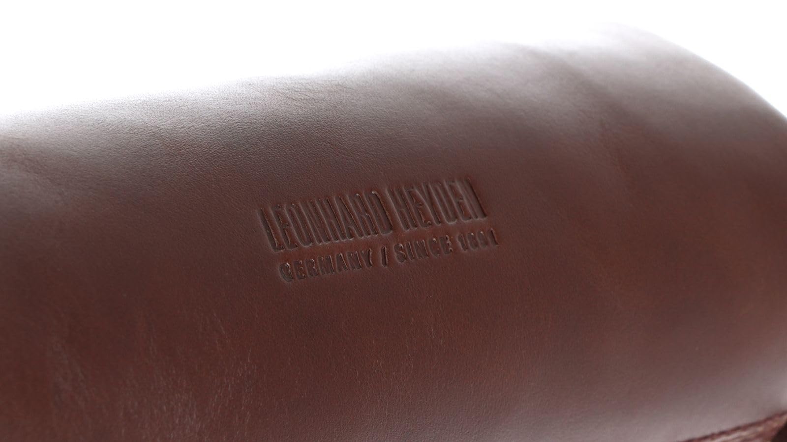 Leonhard Heyden Cambridge skórzane etui na długopisy, 20,5 cm, czerwonobrązowy, Rozmiar Uniwersalny