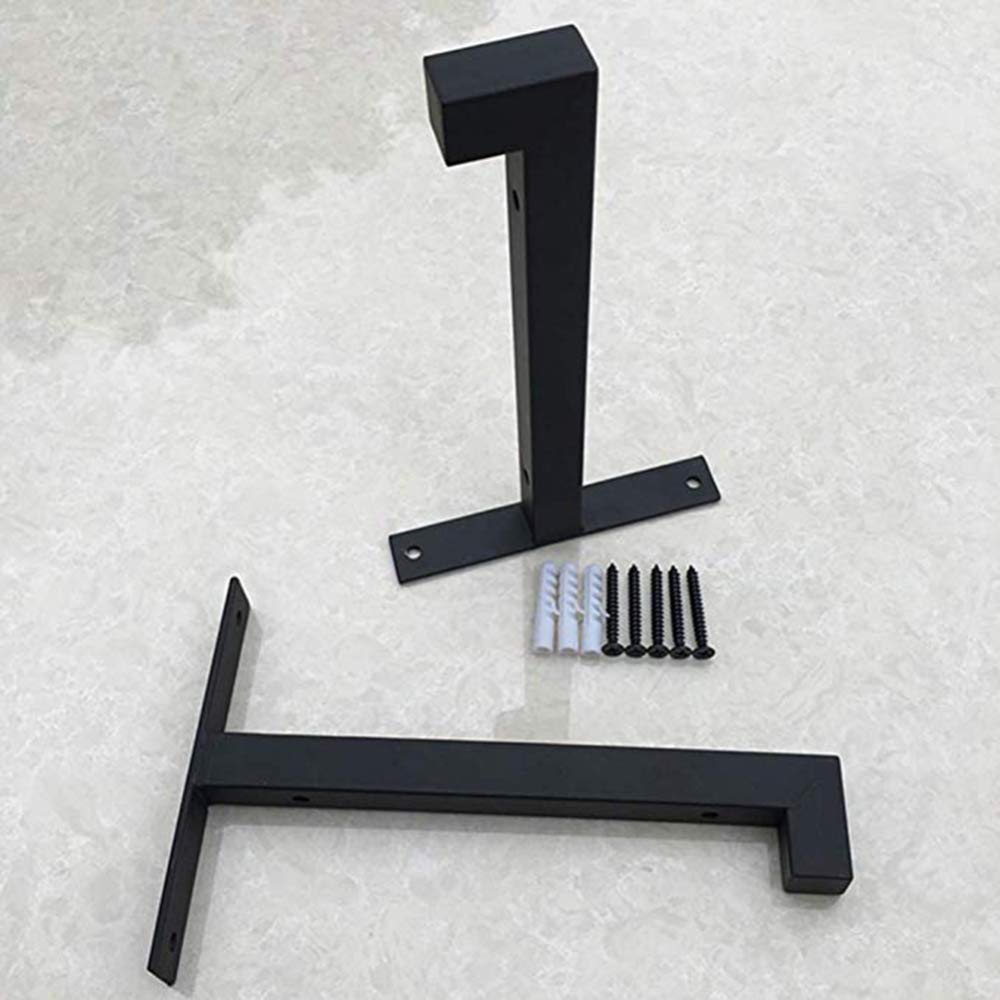 Buy Floating Shelf Brackets, Invisible Bracket for Black Steel Shelf