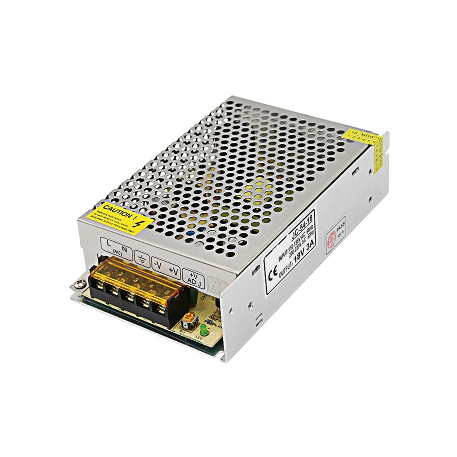 Alimentation à découpage 18V3A avec transformateur 55W pour équipement de surveillance
