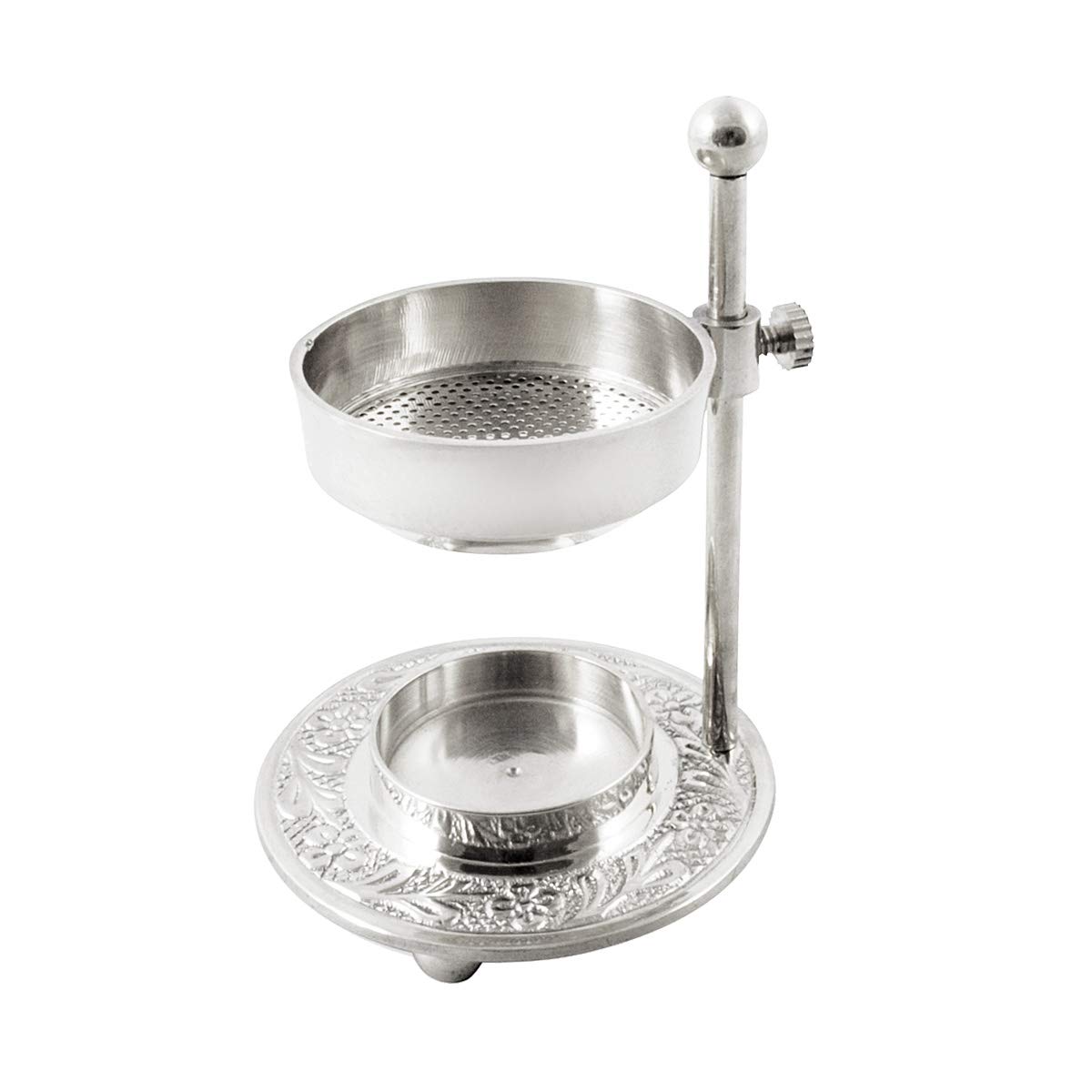 NKLaus incense burner brass nickel plated incense burner tea light incense herbs 2205
