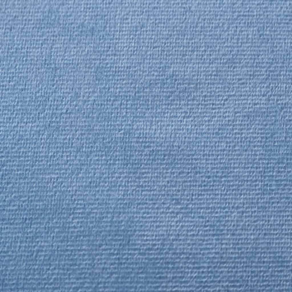 vidaXL Canapé-lit pour Enfants 2 Places, Lit de Jour avec Dossier et Accoudoirs, Lit d'Invité pour Tout-Petits Chambre Salon, Bleu Peluche Douce