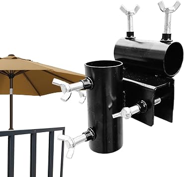 Deck Umbrella Mount Parasol Clamp Railing Bracket