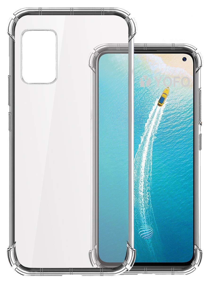 YOFO Rubber Shockproof Soft Transparent Back Cover for VIVO V17 - (Transparent) Full Protection Case (B083Y1ZP6P) Amazon Price History, Amazon Price Tracker