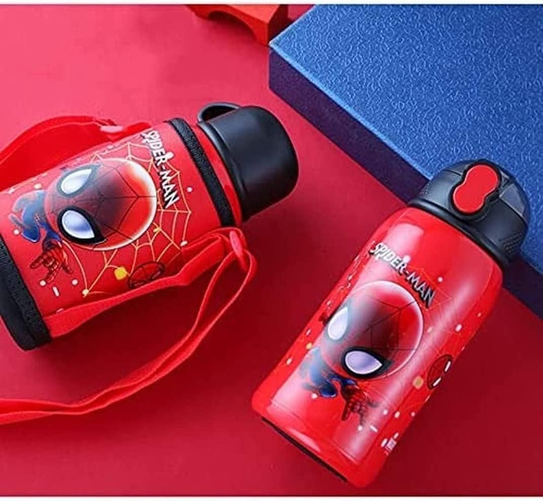 Amazon | スパイダーマン 水筒 子供用 魔法瓶 キッズボトル