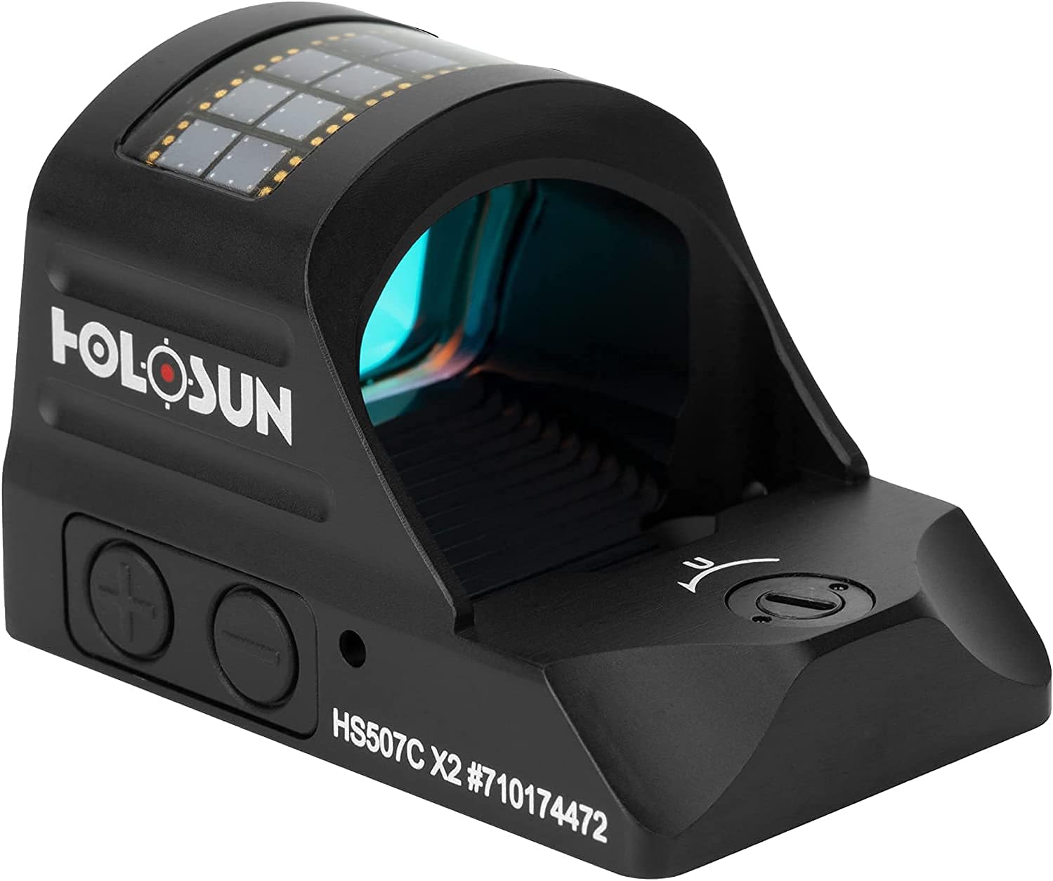 HOLOSUN Holosun HS507C-X2 Multi Reticle Classic Red Dot Sight for Pistols + 2 Additional CR1632 Coin Batteries + Lens Cleaning Cloth