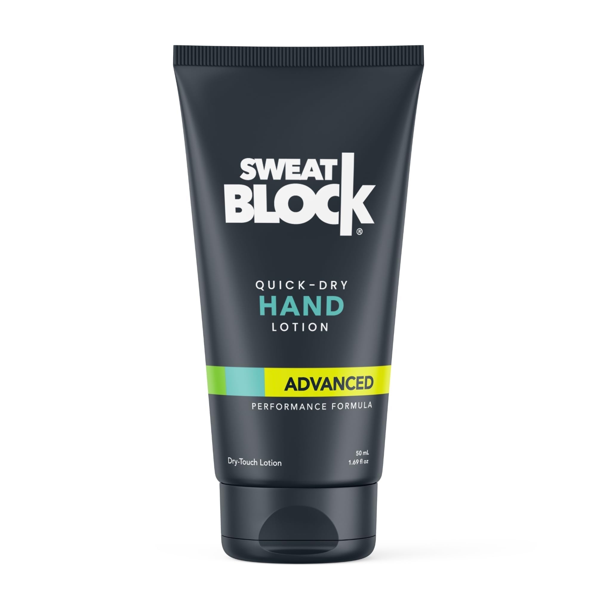 SweatBlock Lotion anti-transpirante pour les mains pour paumes moites - 50 ml - Taille de voyage - Traitement de l'hyperhidrose à séchage rapide pour homme et femme - Formule non irritante testée