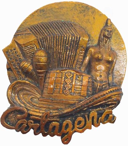 Cartagena Bolívar Colombia 3D - Imán para nevera, recuerdo de viaje, regalo, decoración para el hogar, cocina, Colombia, nevera, colección de