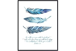 He Will Cover You With His Feathers Wall Art