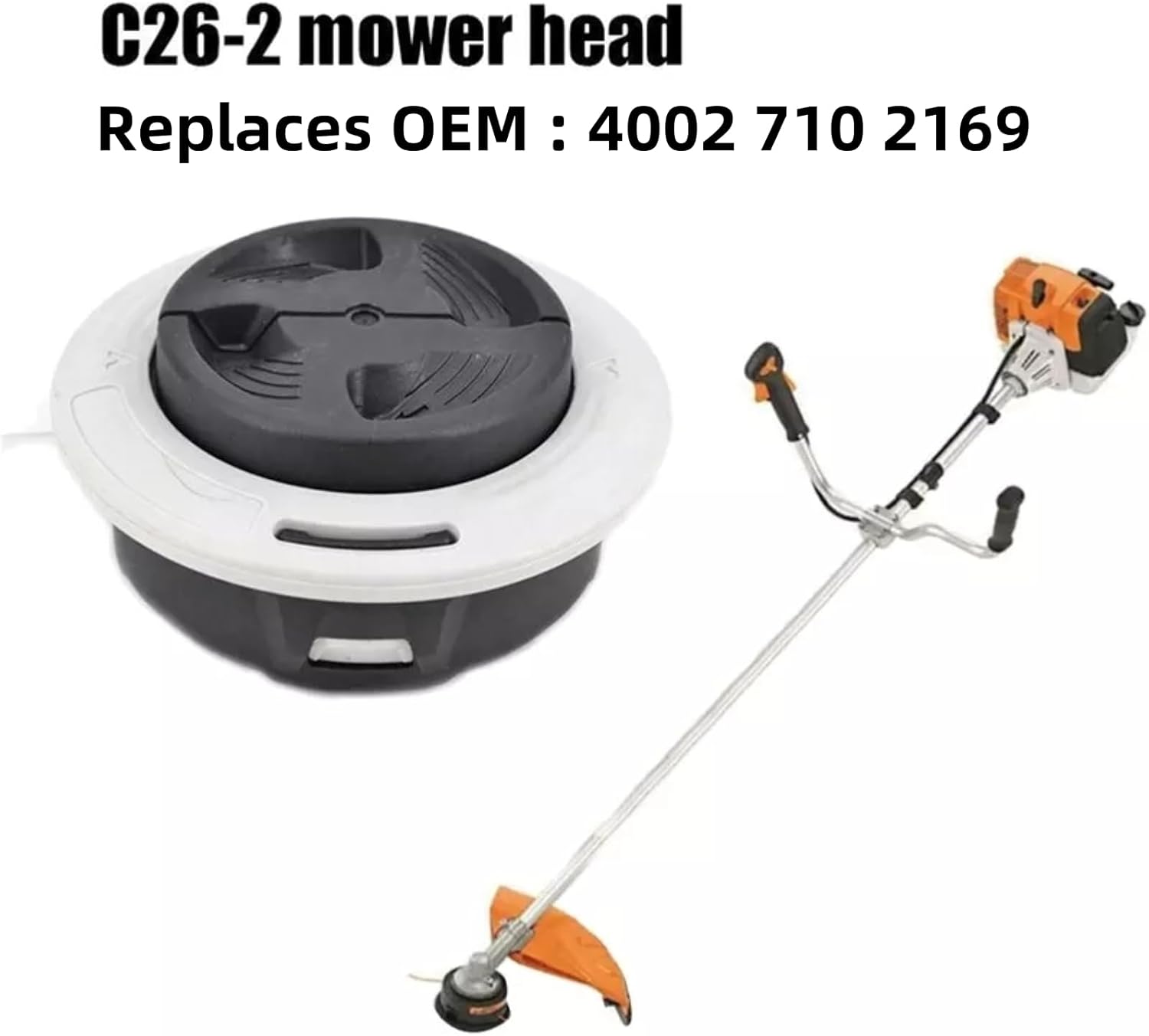 3PACK C26-2 Trimmer Head 4002 710 2169 for Stihl AutoCut C26-2 FS55 FS55R FS56 FS56RC FS70 FS70R FS80 FS85 FS90 FS90R FS91 FS91R FS94 FS94R FS110 FS111R FS111RX FS120 FS130 String Trimmer