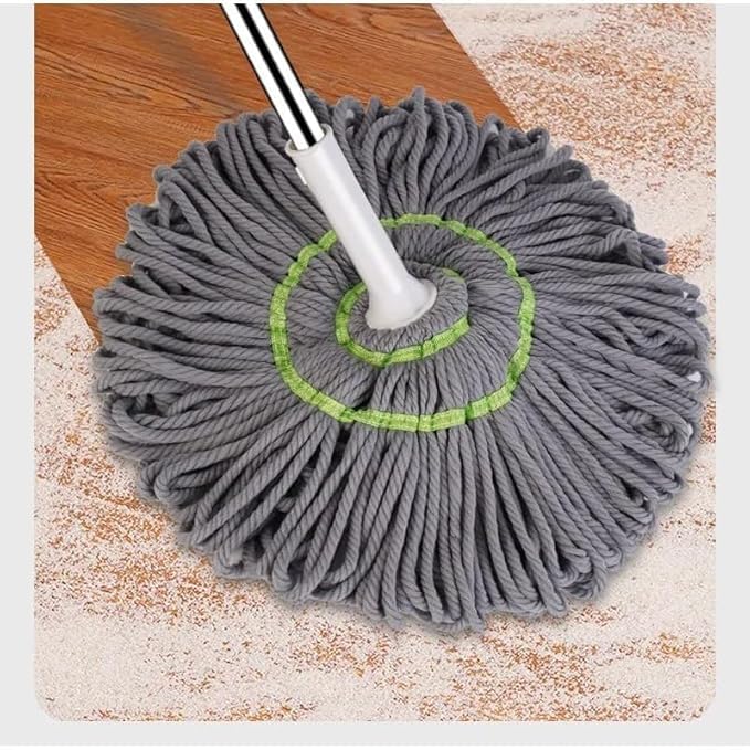 VishBin Wringing Squeeze Twist Mop | Microfiber Floor Cleaning Dust Mop with Extendable Stainless Steel Handle | Reusable Household Cleaning Supplies | for Home Cleaning (B0DGGLVBPB) Amazon Price History, Amazon Price Tracker