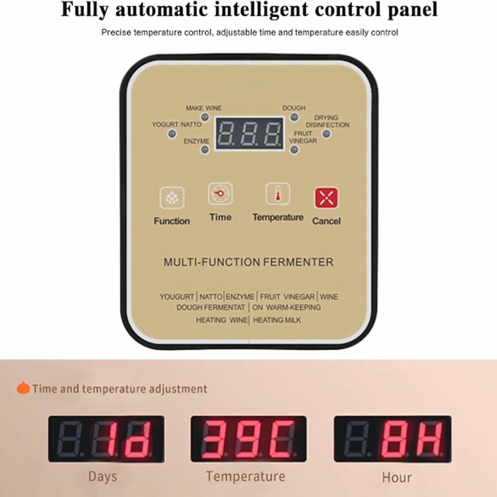 Tanque De Fermentación, Máquina De Fermentación De Yogurt De Fruta Casera, Máquina De Fermentación De Temperatura Constante Automática De Gran Capacidad ~/