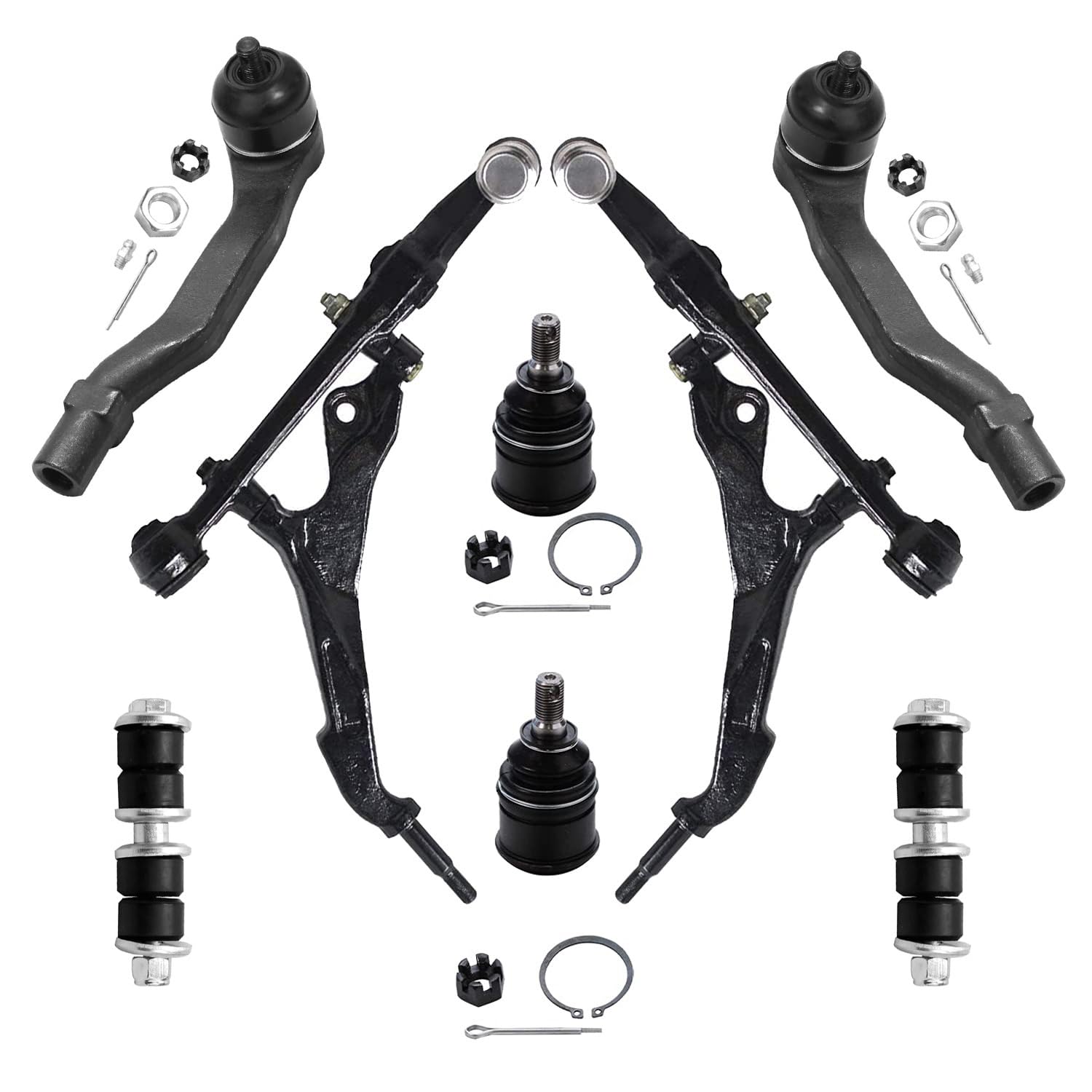 Detroit Axle - 8pc Front End Suspension Kit for 94-01 Acura Integra, 92-95