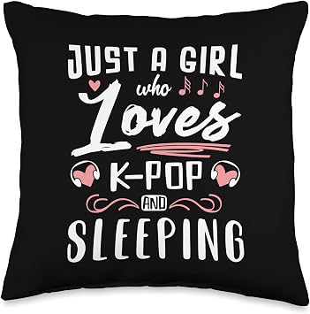 Lightsticks K-Pop Fashion for Fans of korean K-Drama & K-Pop Throw Pillow