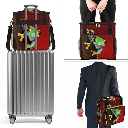 Miniatura 7 de Funny Aniaml Frog Coffee Maker Carring Bag Travel Storage Tote Bag Compatible with Keurig K-Mini or K-Mini Plus Portable Single Serve Coffee Brewer