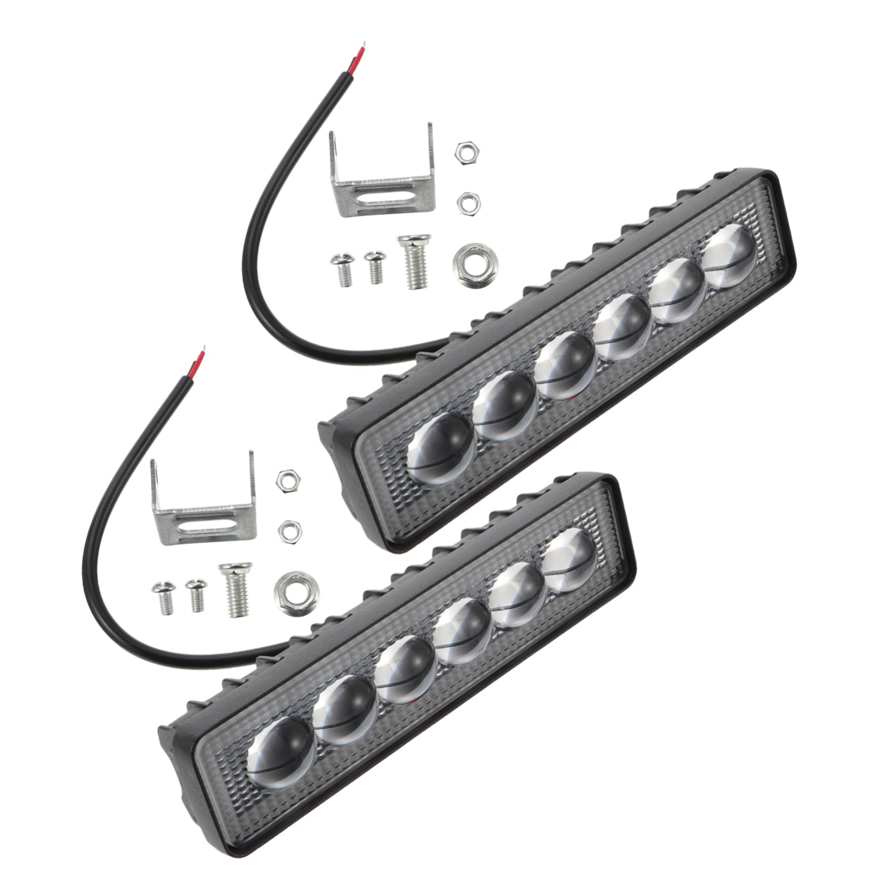 Faros delanteros led para evitar fatiga visual luces de trabajo nocturna coche 2u 8
